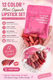 💋 LipPop™ 18-Color Mini Capsule Lipstick