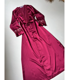 LONG SLIT SILK NIGHTY SET 5 PCS 😍😍