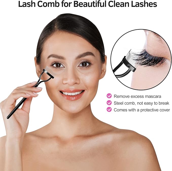 7/15pcs Eyelash Curler Set for Women 💕👁️Everything you need for stunning lashes in one kit! 💖