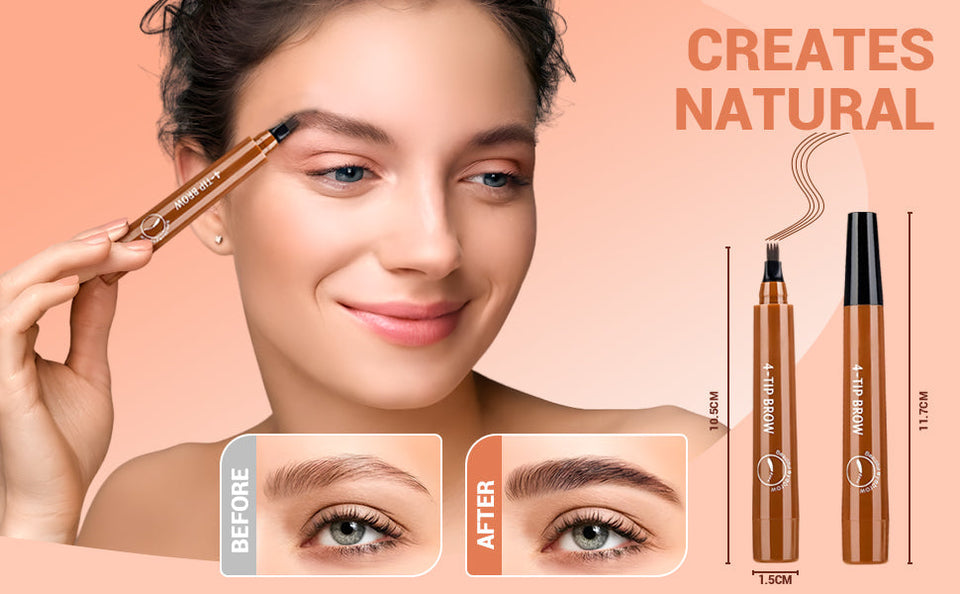 Eyebrow Pen Waterproof Pencil | Long Lasting Professional