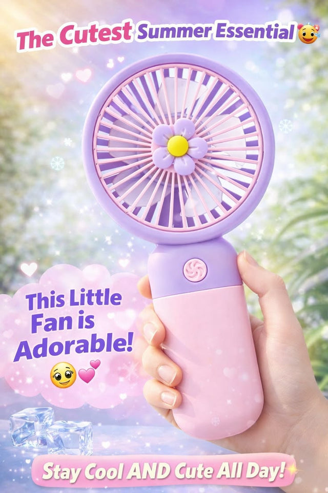 🐰 BunnyBreeze™ Fan Portable Rechargeable