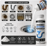 DRAINEX MAX FLOW - INSTANT SINK & DRAIN CLEANER (PACK OF 3)