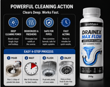 DRAINEX MAX FLOW - INSTANT SINK & DRAIN CLEANER (PACK OF 3)