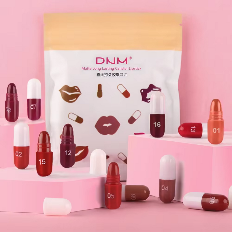 💋 LipPop™ 18-Color Mini Capsule Lipstick