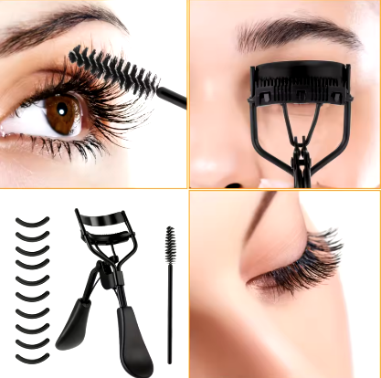 7/15pcs Eyelash Curler Set for Women 💕👁️Everything you need for stunning lashes in one kit! 💖